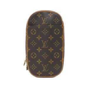 LOUIS VUITTON Brown Monogram Pochette Shoulder Bag